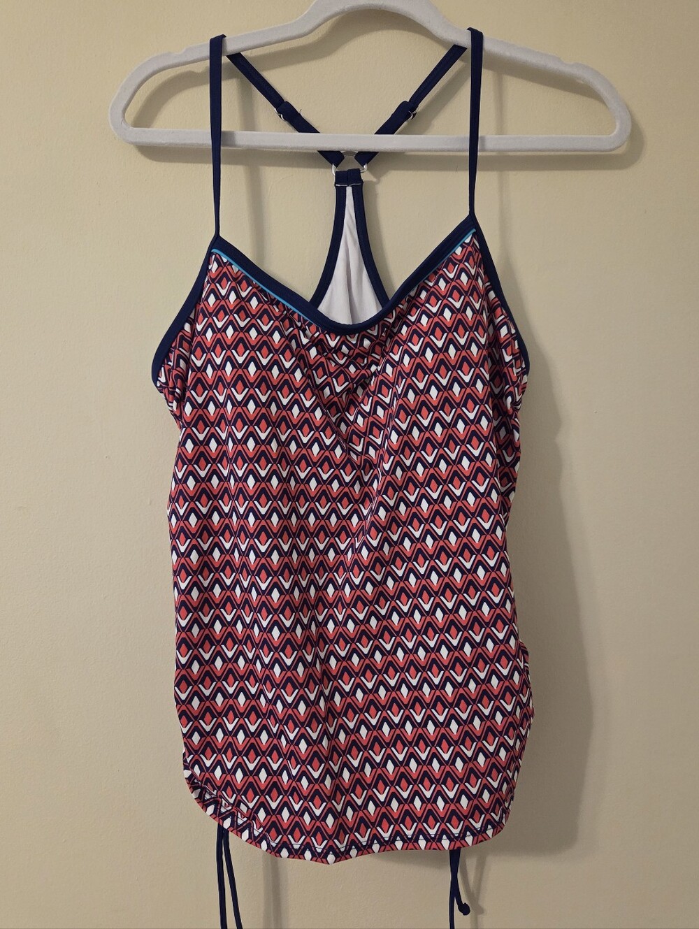 Geometric Pattern Tankini Top